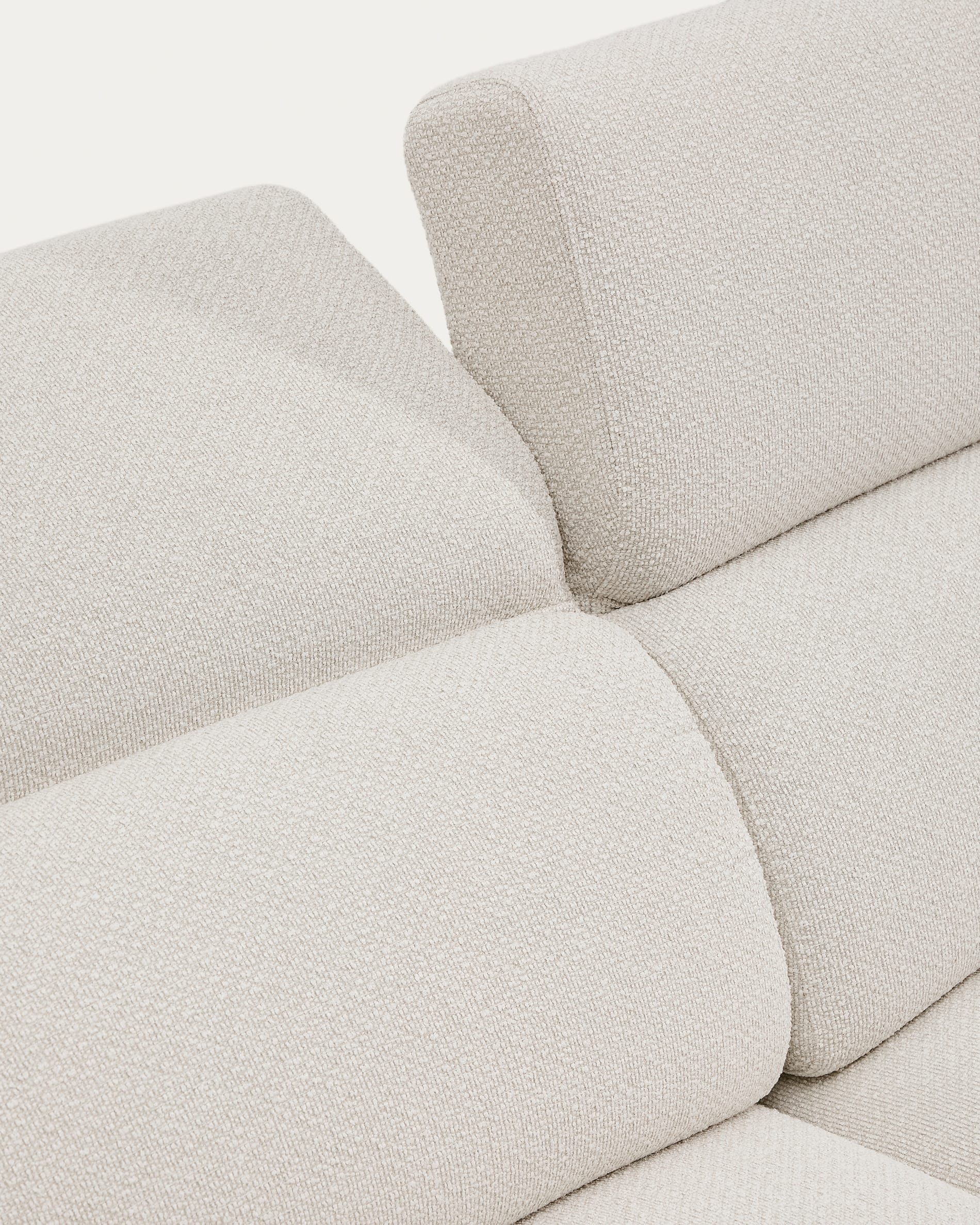 Aurum 2-seater Sofa in Ecru Chenille 214cm