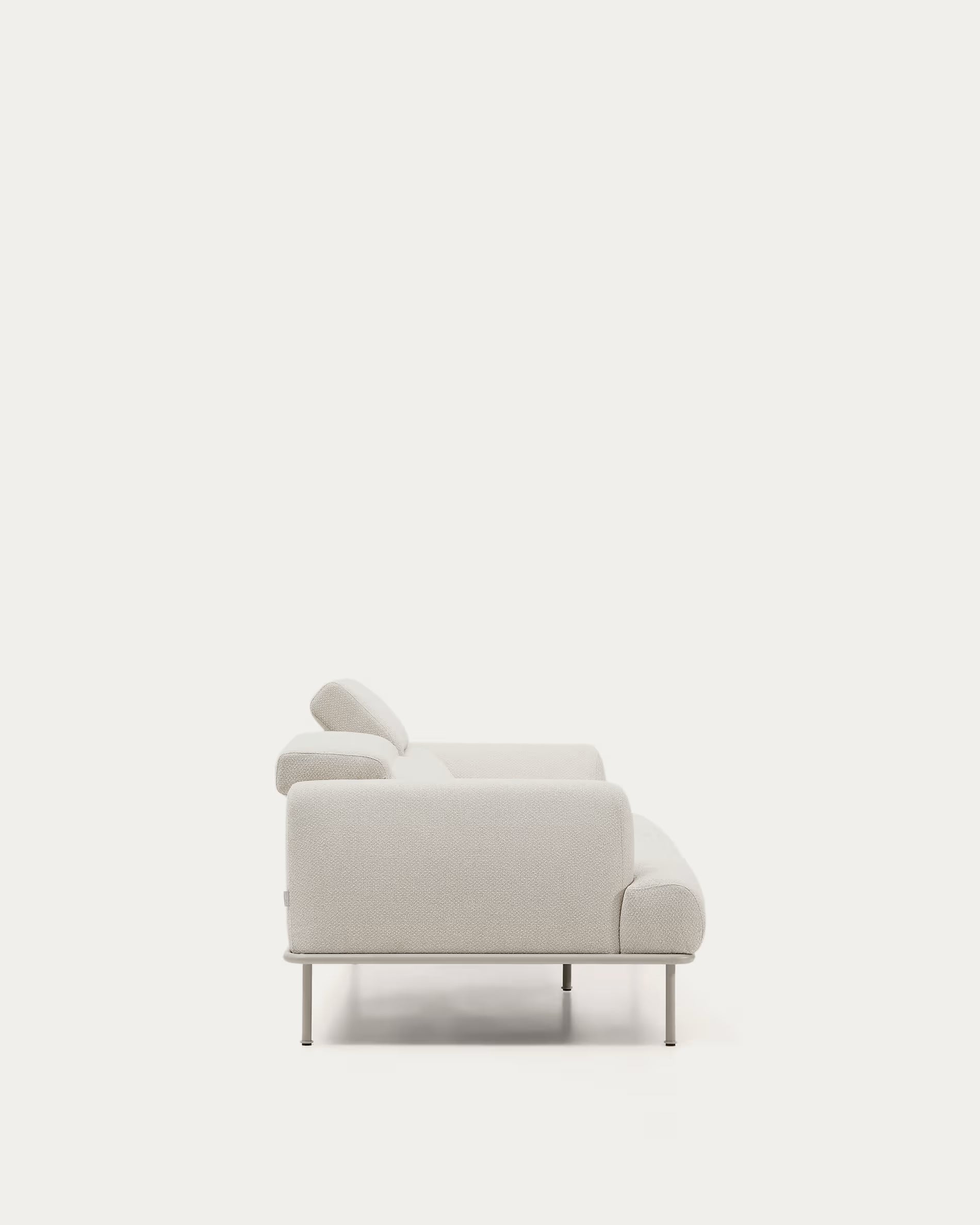 Aurum 2-seater Sofa in Ecru Chenille 214cm