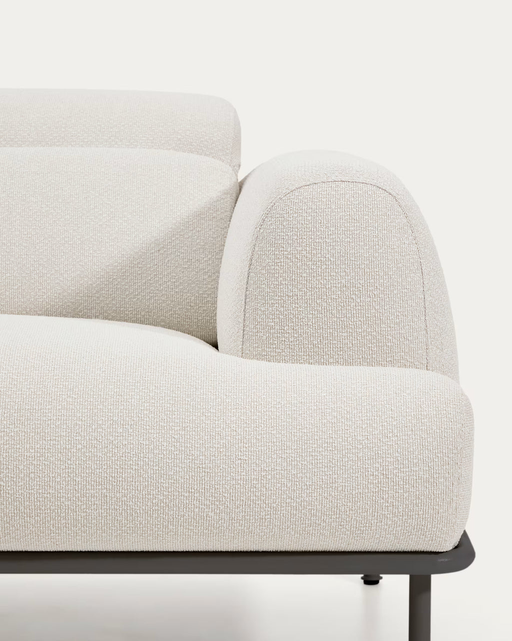 Aurum 3-seater Sofa in Ecru Chenille 234CM