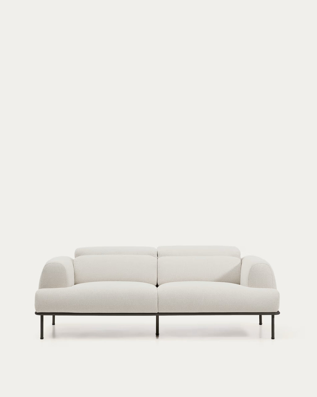 Aurum 3-seater Sofa in Ecru Chenille 234CM