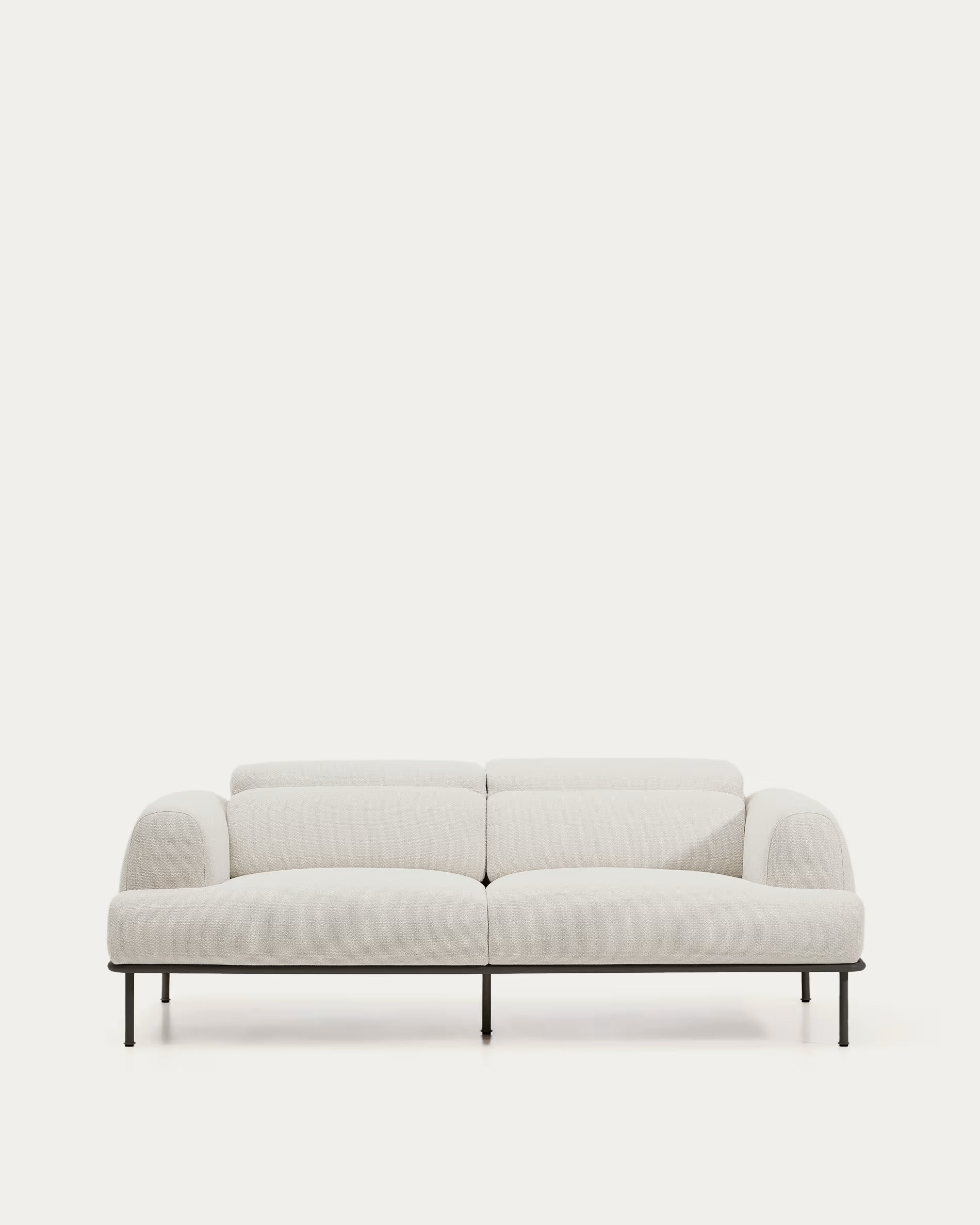 Aurum 3-seater Sofa in Ecru Chenille 234CM