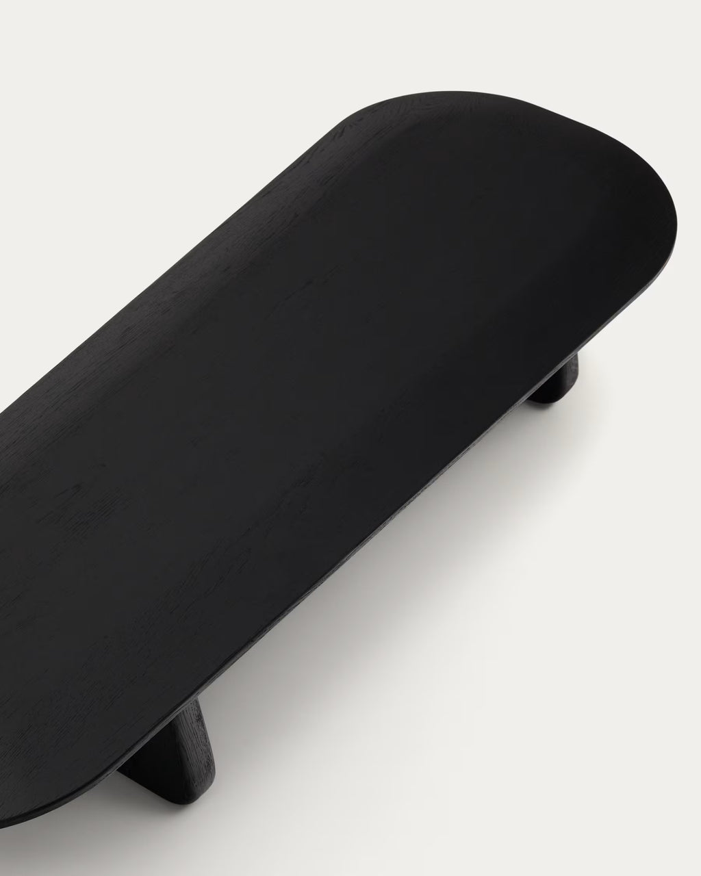 Pirita coffee table in a black finish, 147 x 65 cm