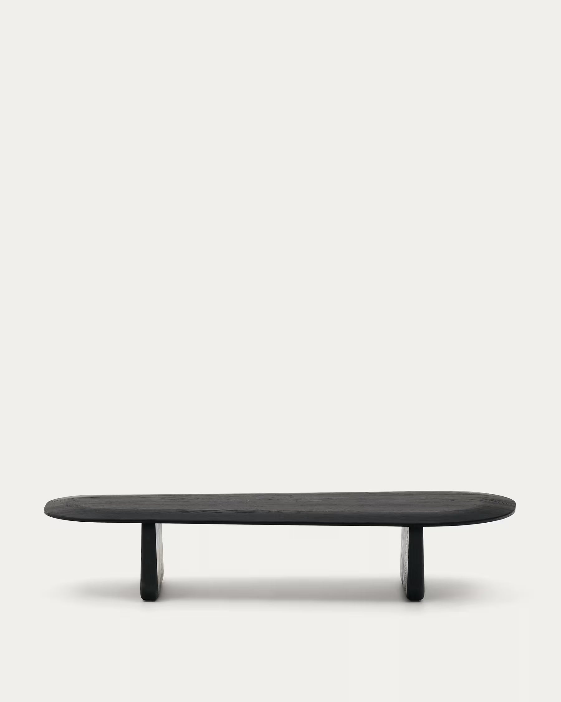 Pirita coffee table in a black finish, 147 x 65 cm