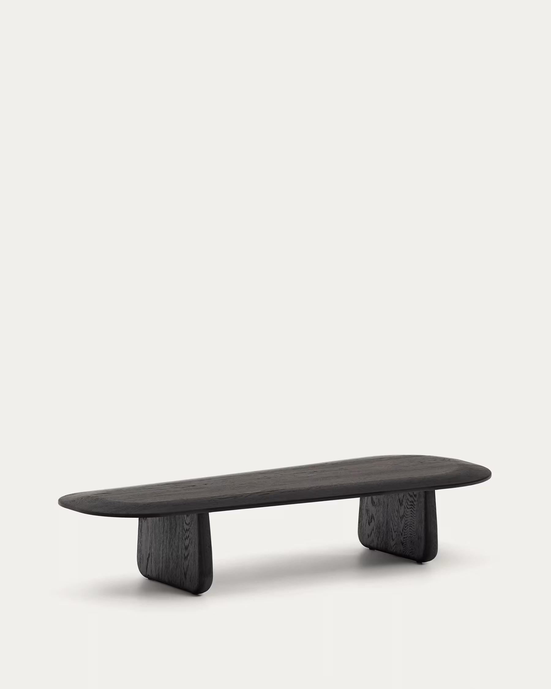 Pirita coffee table in a black finish, 147 x 65 cm