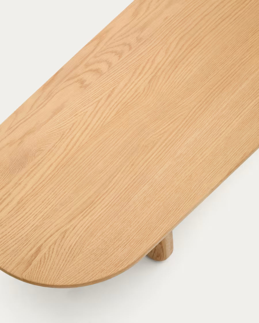 Pirita coffee table made from solid oak wood in a natural finish# 146 x 56.5 cm FSC 100%