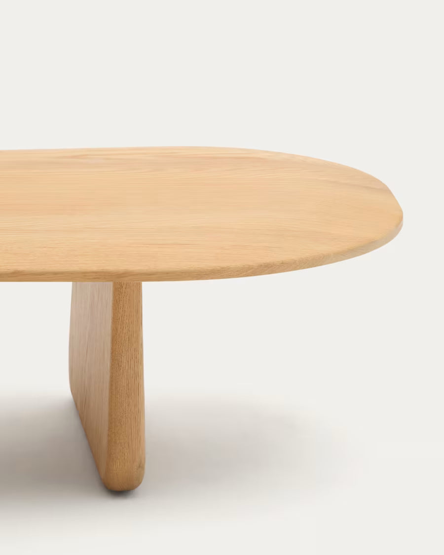 Pirita coffee table made from solid oak wood in a natural finish# 146 x 56.5 cm FSC 100%