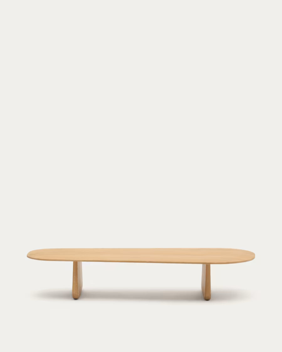 Pirita coffee table made from solid oak wood in a natural finish# 146 x 56.5 cm FSC 100%