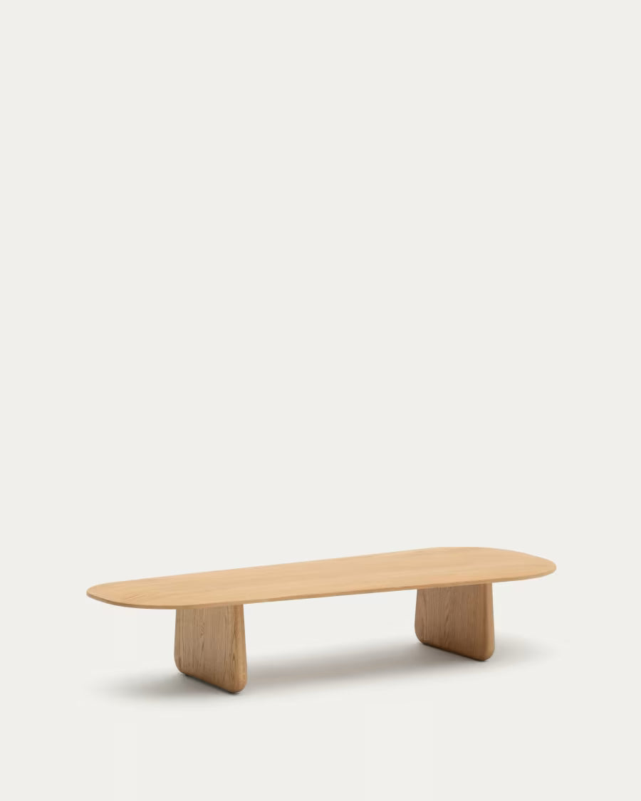Pirita coffee table made from solid oak wood in a natural finish# 146 x 56.5 cm FSC 100%