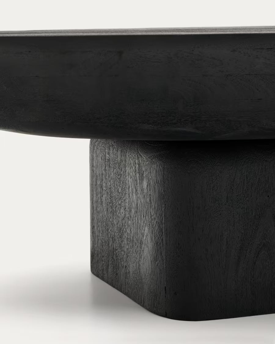 Ovak Coffee Table with black finish.