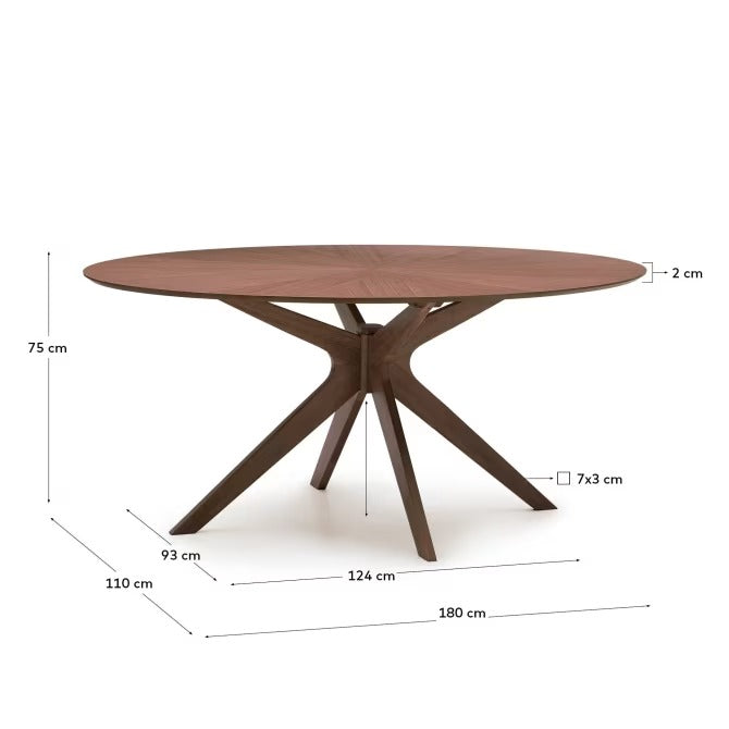 Naanim Table in Walnut