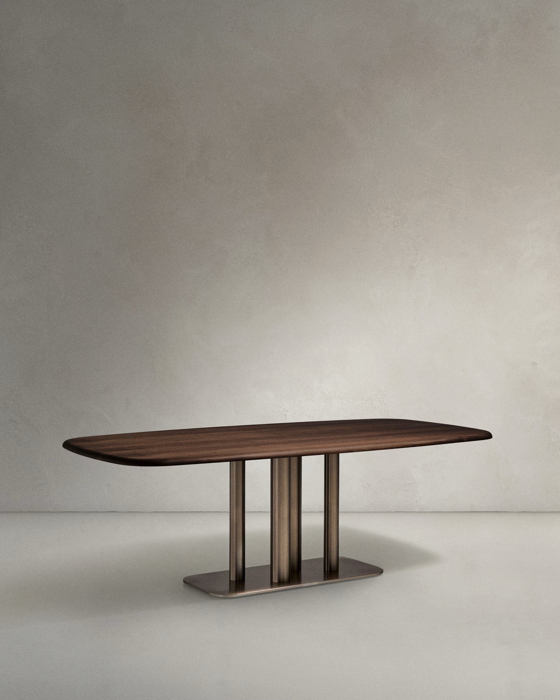 Melvar table made from walnut 180X100cm.
