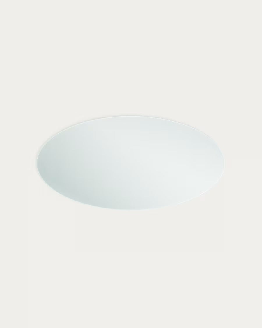 Argo Oval Table in Glass