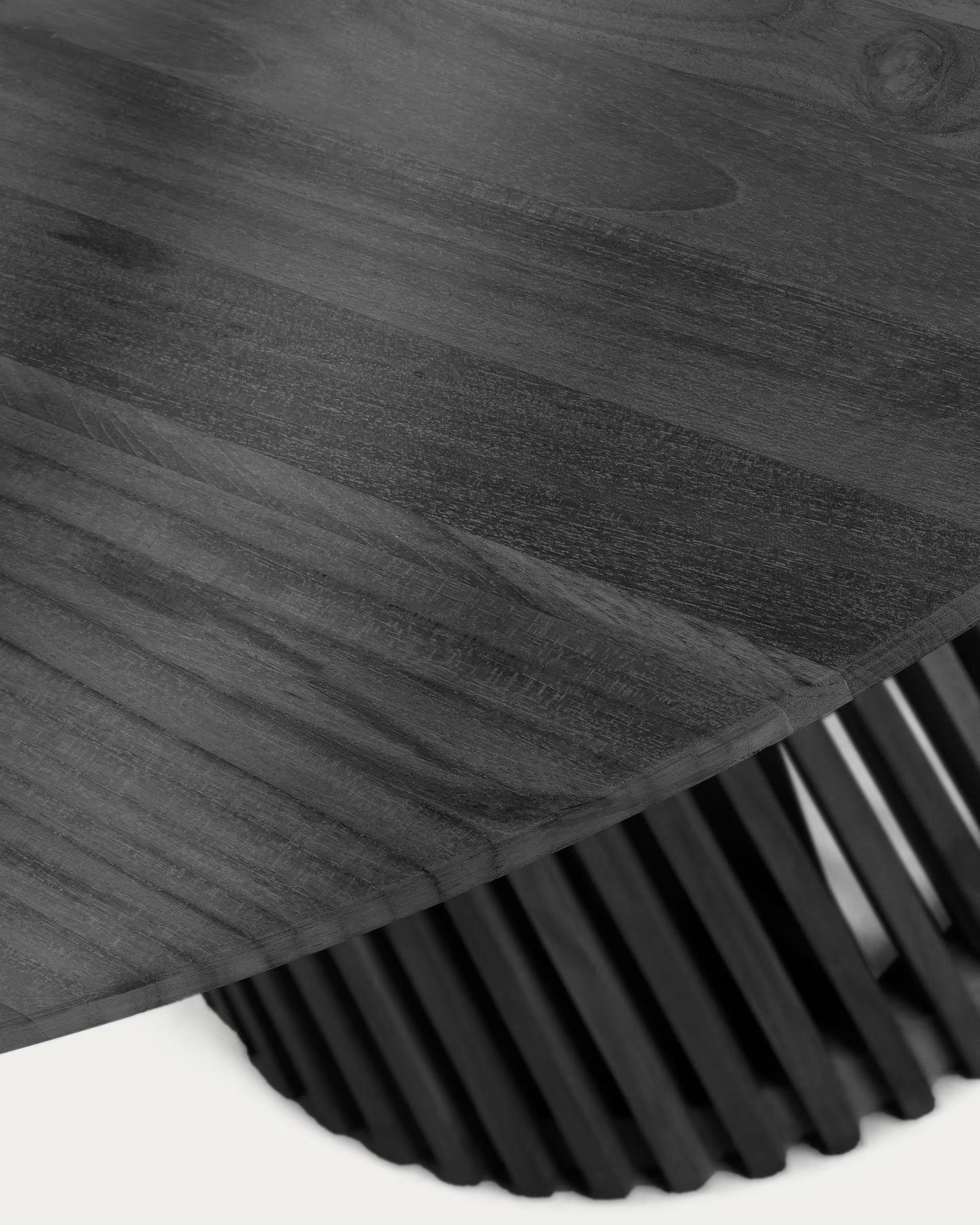 Jeanette round table in black, Ø 90 cm
