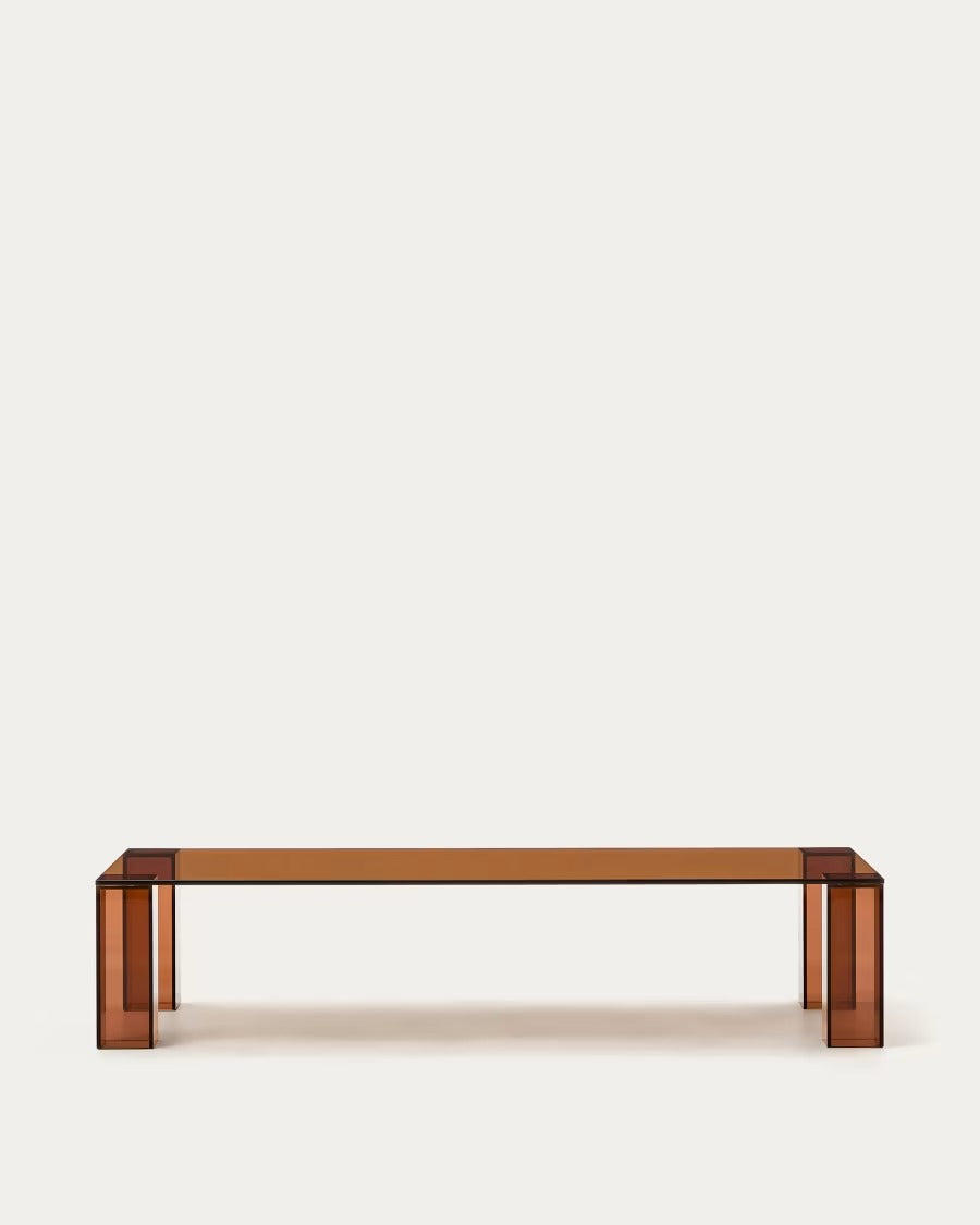 Adularia Coffee Table, Brown 140 x 60 cm