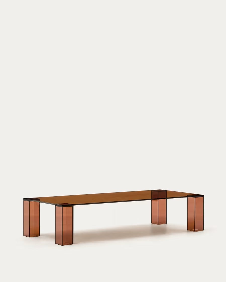 Adularia Coffee Table, Brown 140 x 60 cm