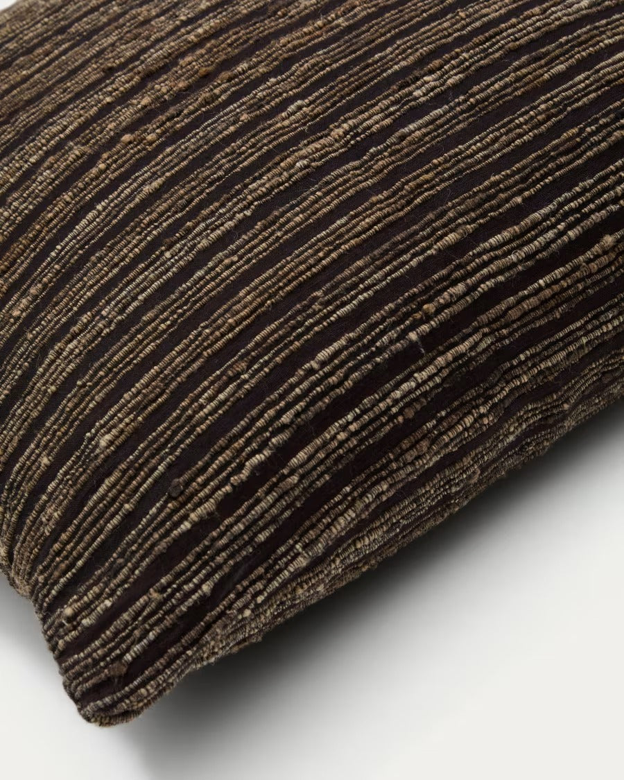 Anir Cushion in Multi-Coloured Silk and Cotton, 45 x 45