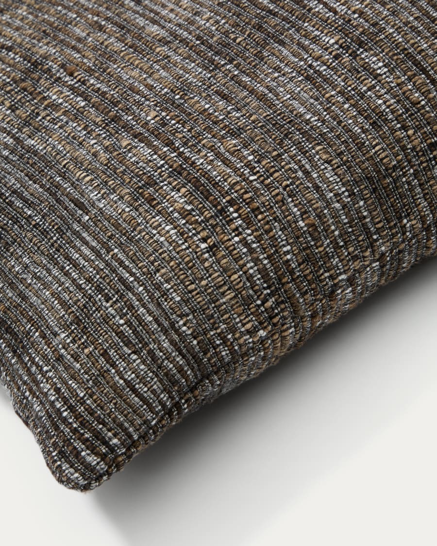 Gulbe cushion in multi-coloured silk and cotton# 45 x 45 cm