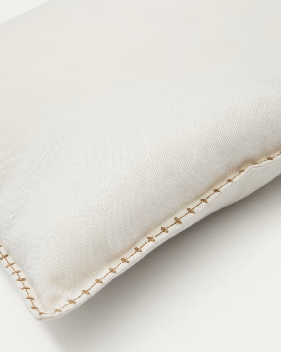 Rakira Beige Cotton Cushion