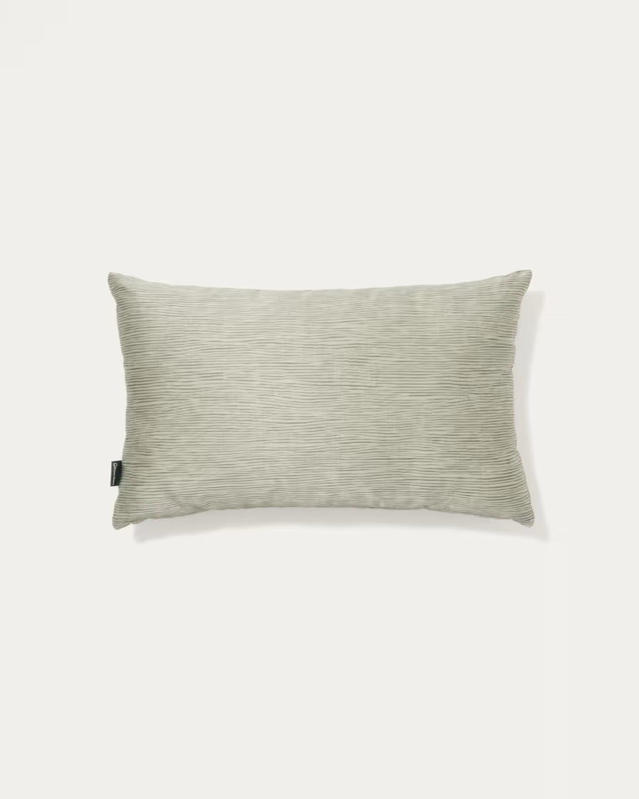 Mirca green textured cushion# 50 x 30 cm