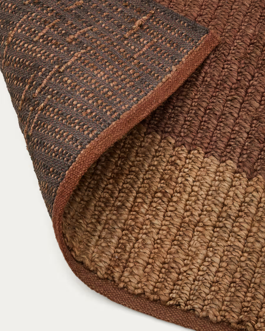 Mandi terracotta jute rug