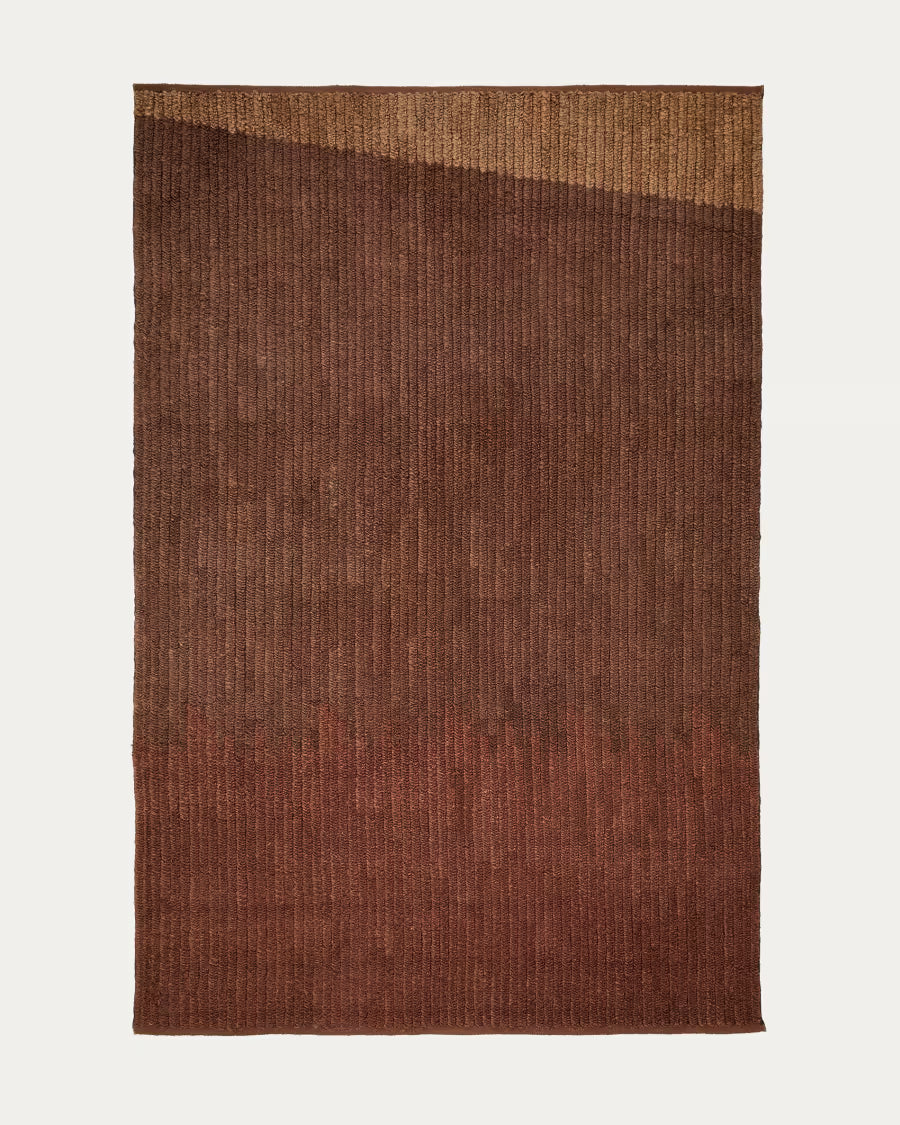 Mandi terracotta jute rug