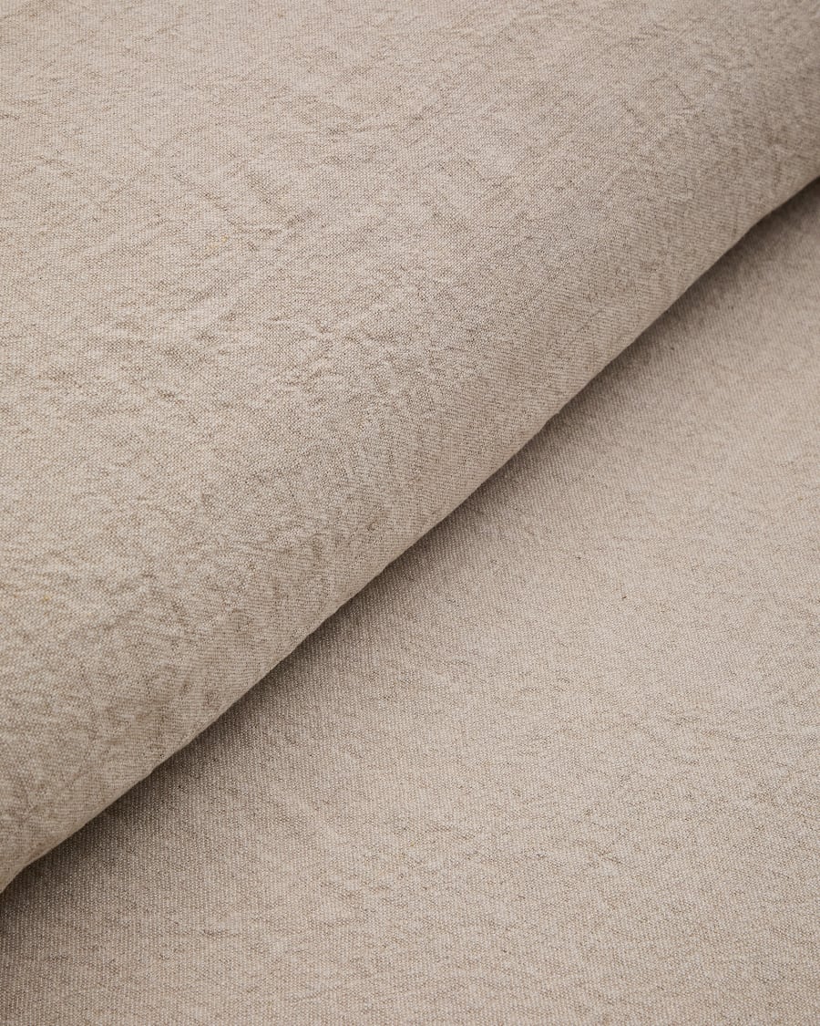 Tandi beige 100% linen bedspread