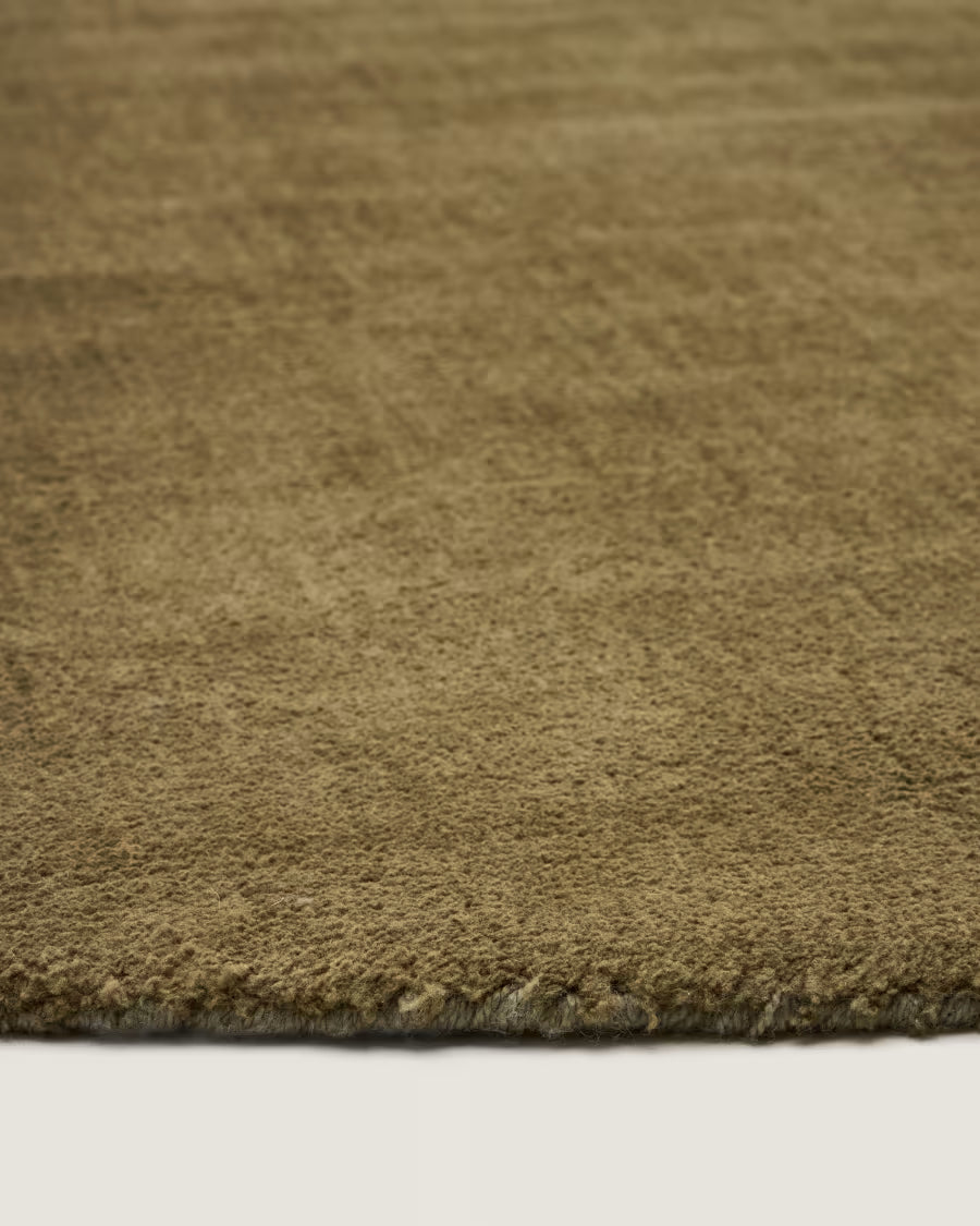 Empuries green round rug 200cm