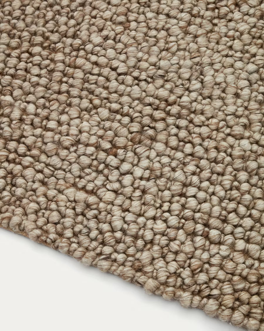Lubrin rug in grey wool# 200 x 300 cm