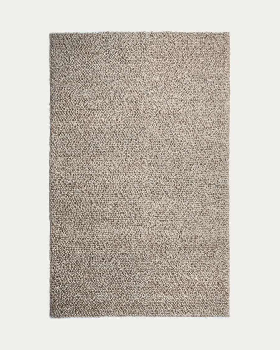 Lubrin rug in grey wool# 200 x 300 cm