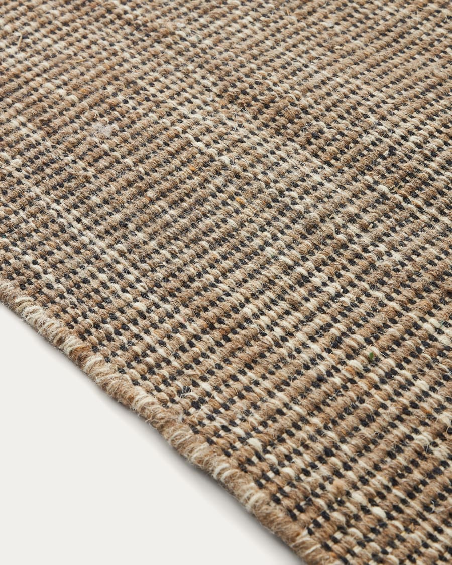 Malenka brown wool carpet 200 x 300 cm