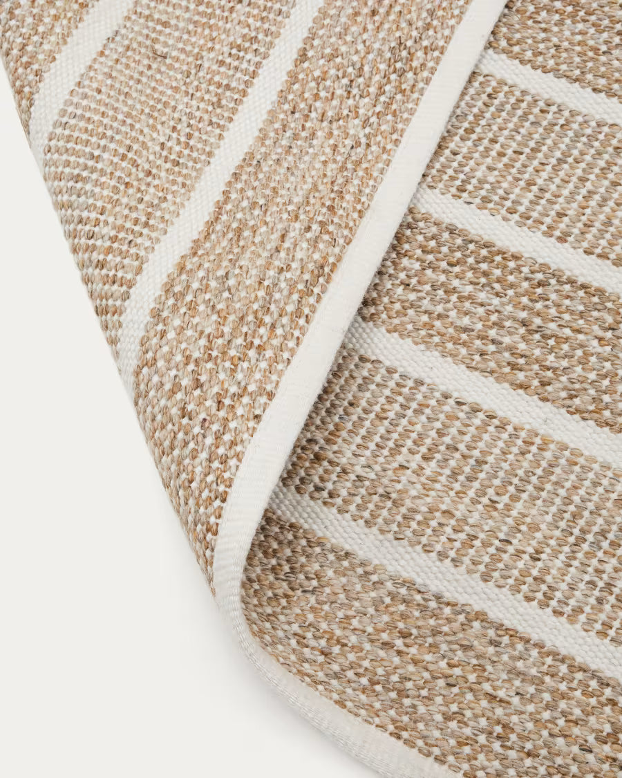 Desni beige rug 100% PET 200 x 300 cm