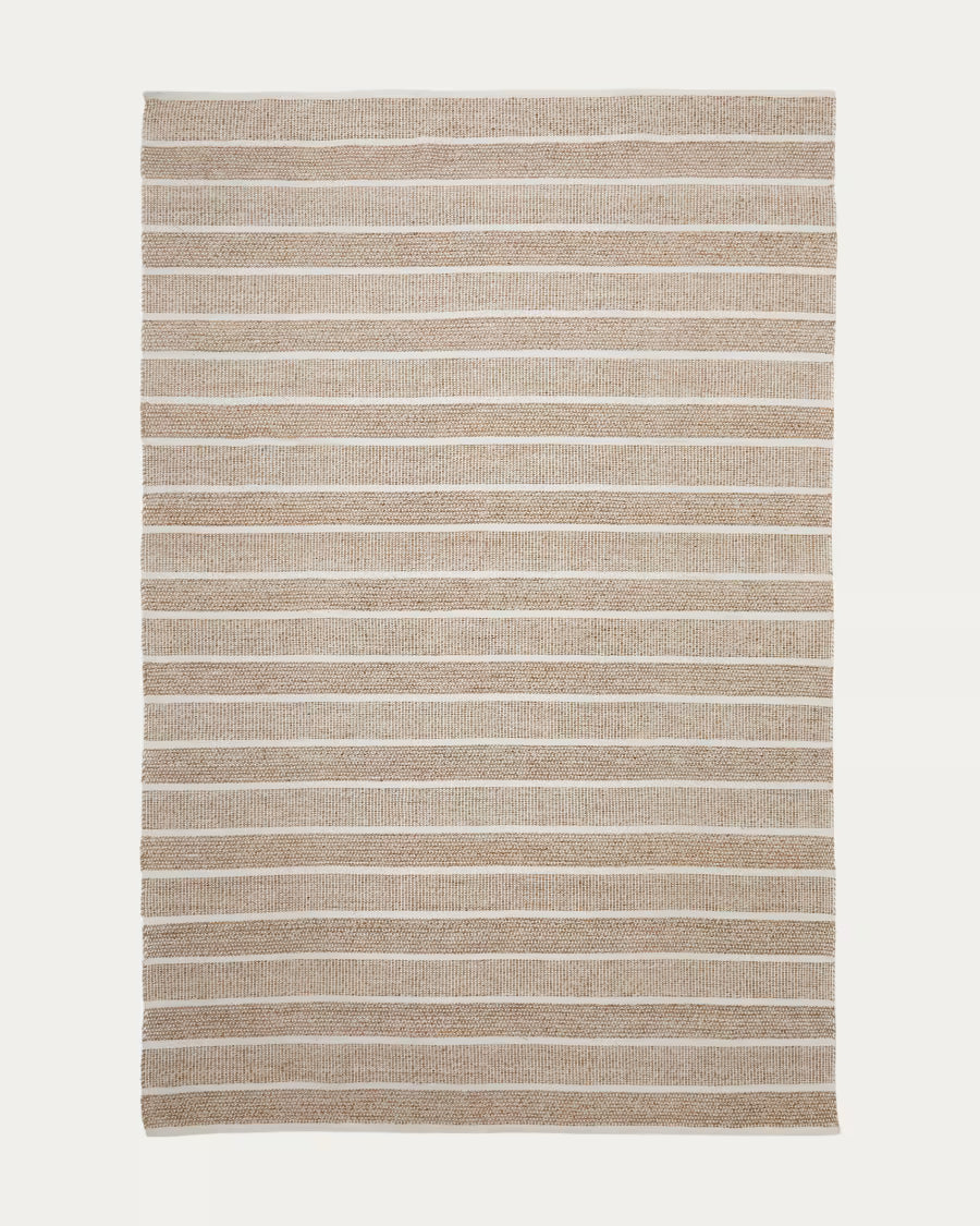 Desni beige rug 100% PET 200 x 300 cm