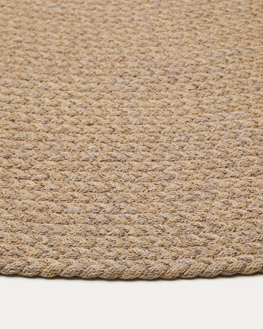 Despas Beige Round Rug