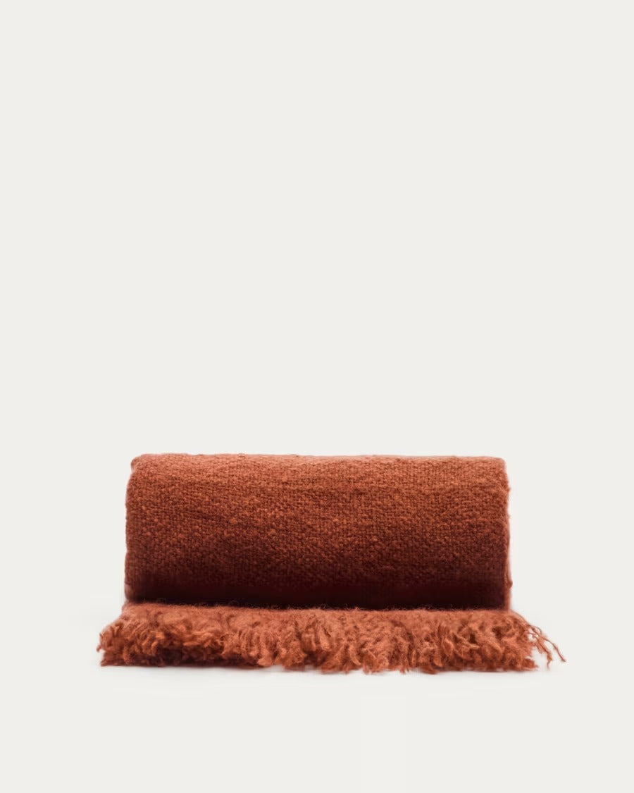Salion Blanket in a Terracotta