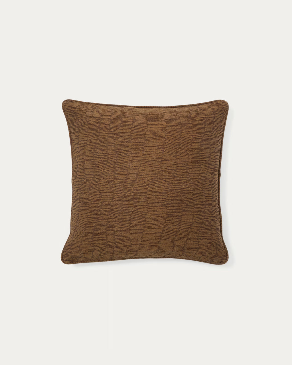 Labid mustard-coloured jacquard# 100% cotton cushion# 45 x 45 cm