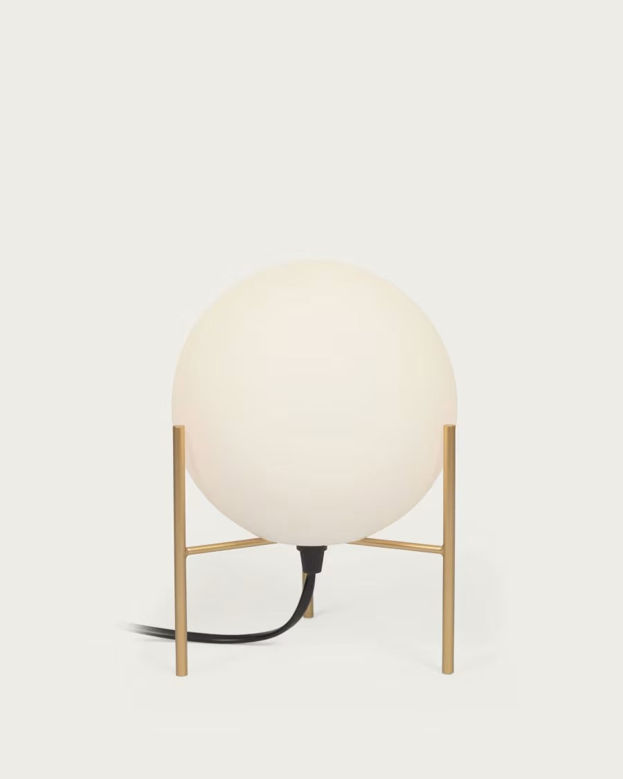 Seina Table Lamp in Steel with Brass Finish