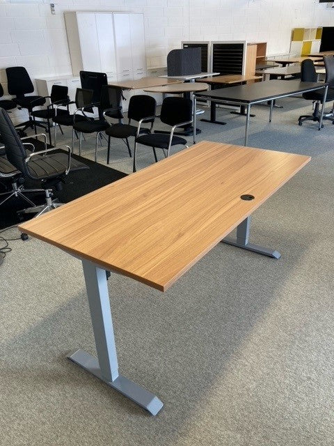TABLES WITH LIFT - UP DOWN - ERGONOMIC - WALNUT - 160CM